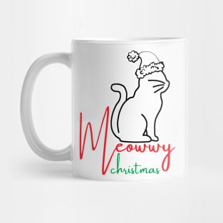 Meowwy Christmas Mug